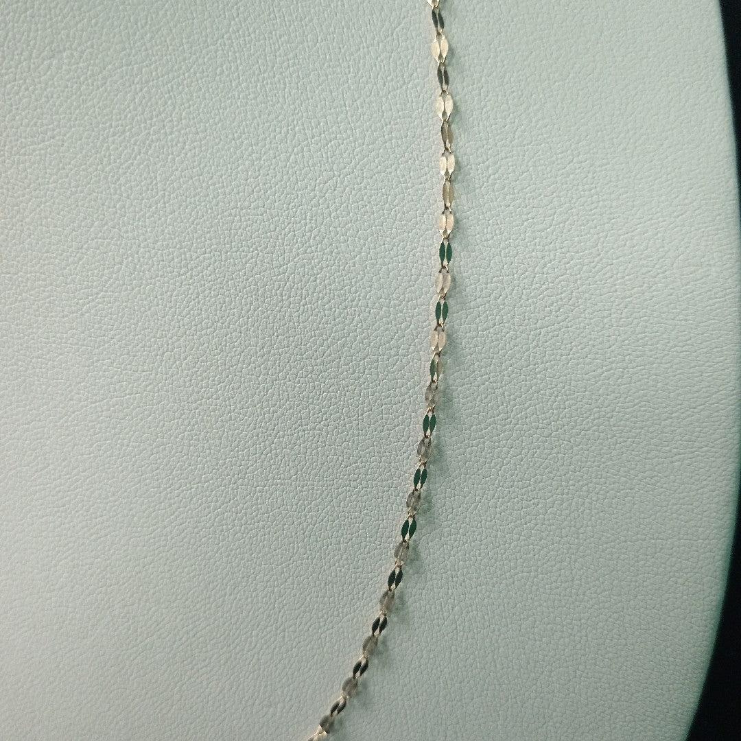 CADENAS TEJIDO ESPECIAL ORO 10K 50 CM 1 GR (NUEVO)