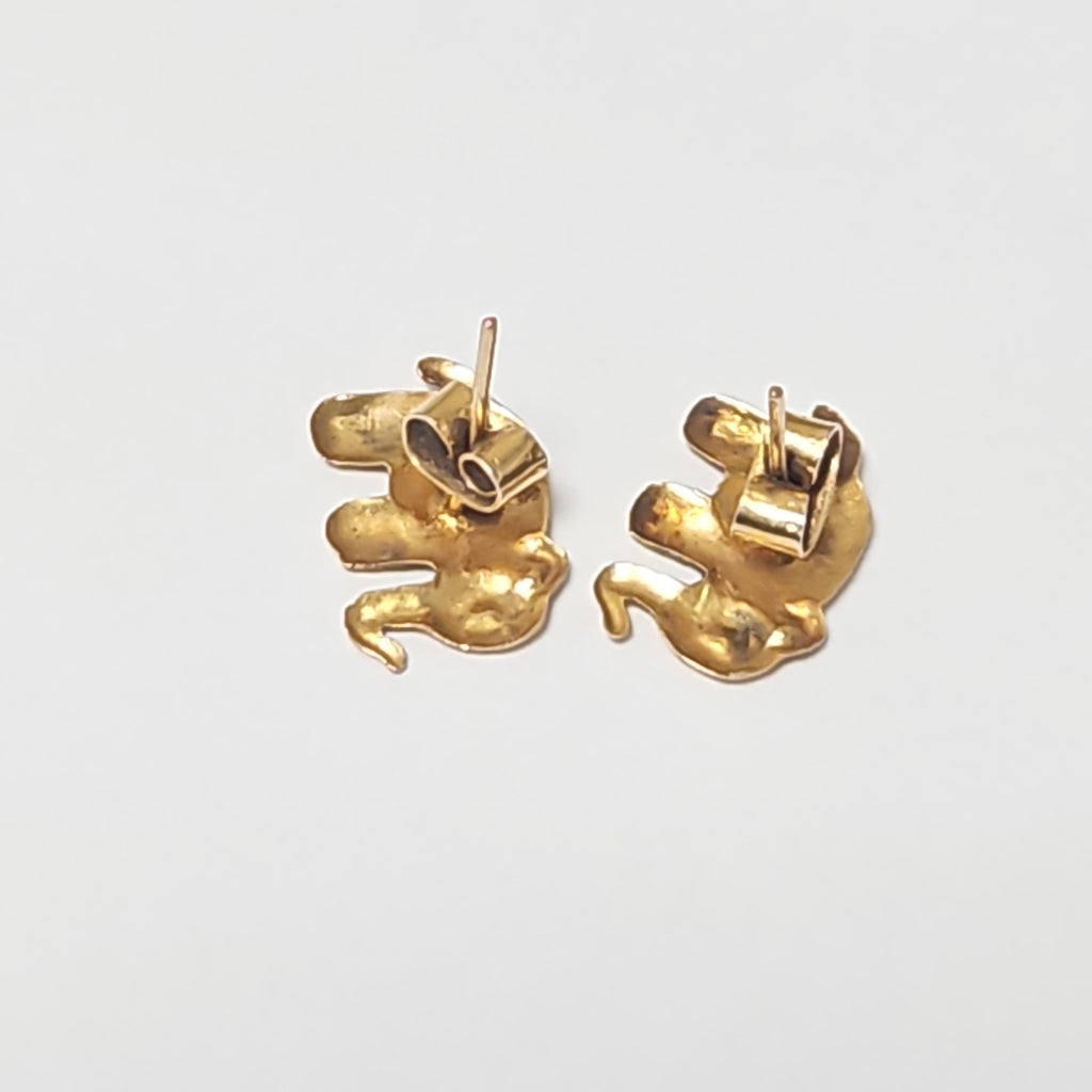 ARETES PAR ORO 10 K 1,00 GRMS (SEMINUEVO)