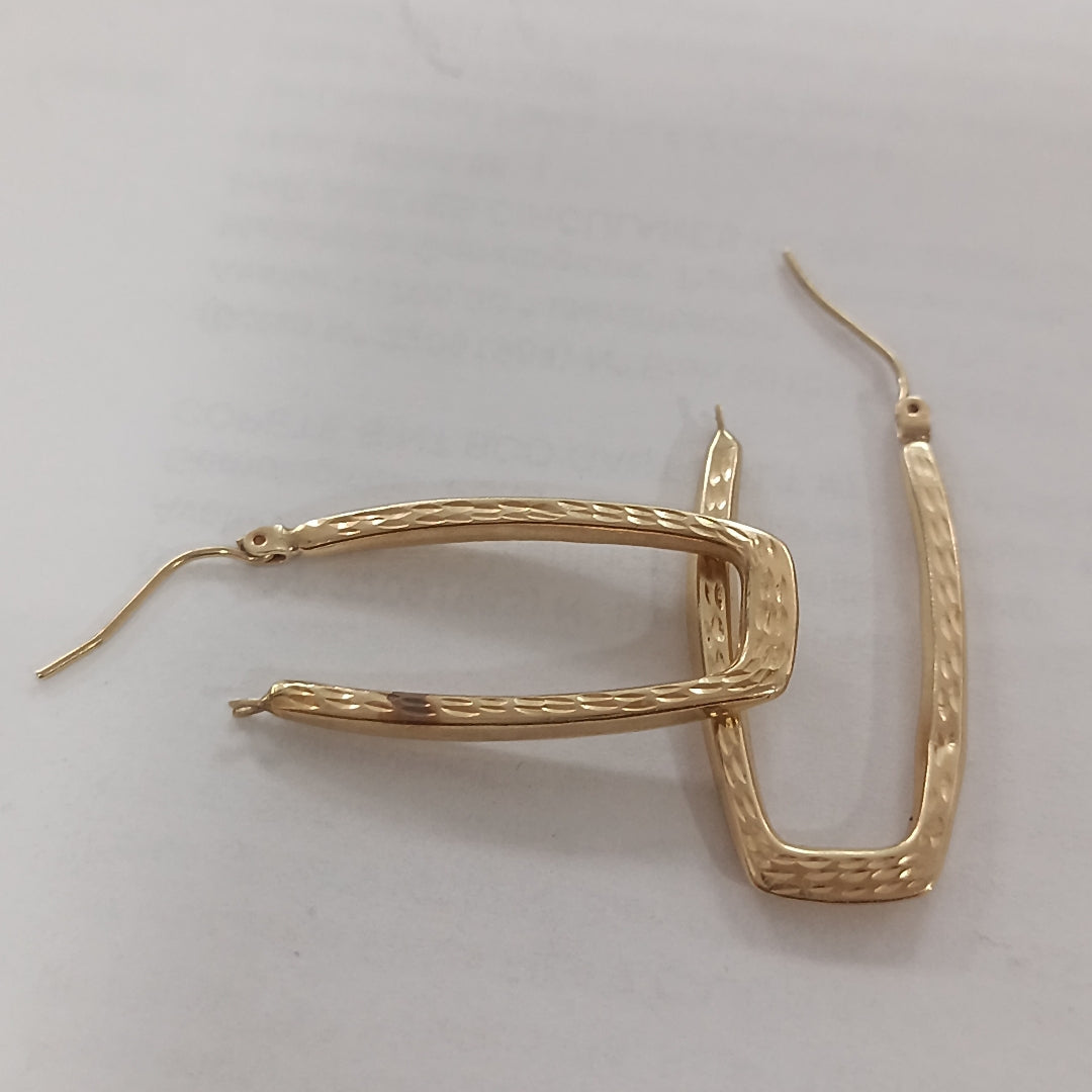 ARRACADAS PAR ORO 14 K 2,00 GRMS (SEMINUEVO)