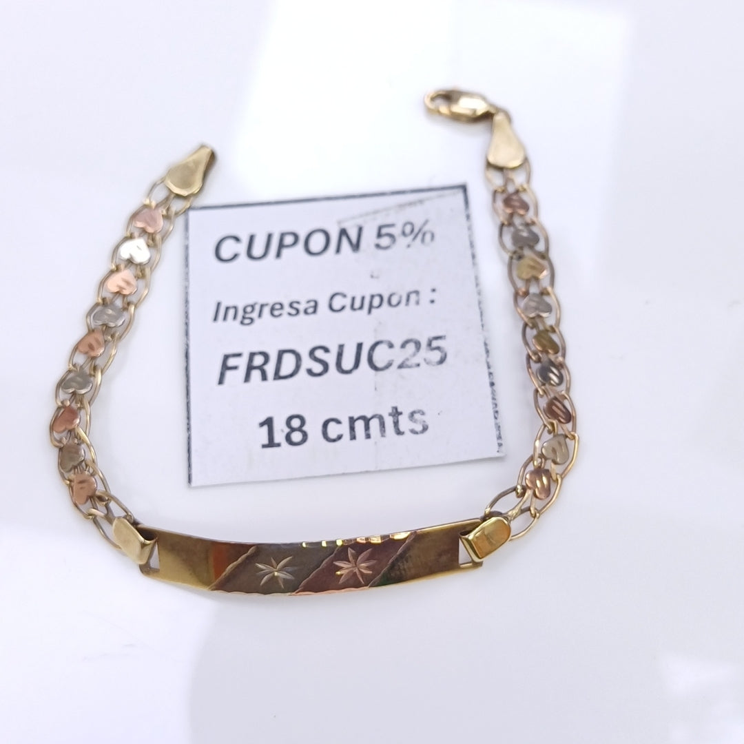 ESCLAVA ORO COMBINADO 10 K 5,50 GRMS (SEMINUEVO)
