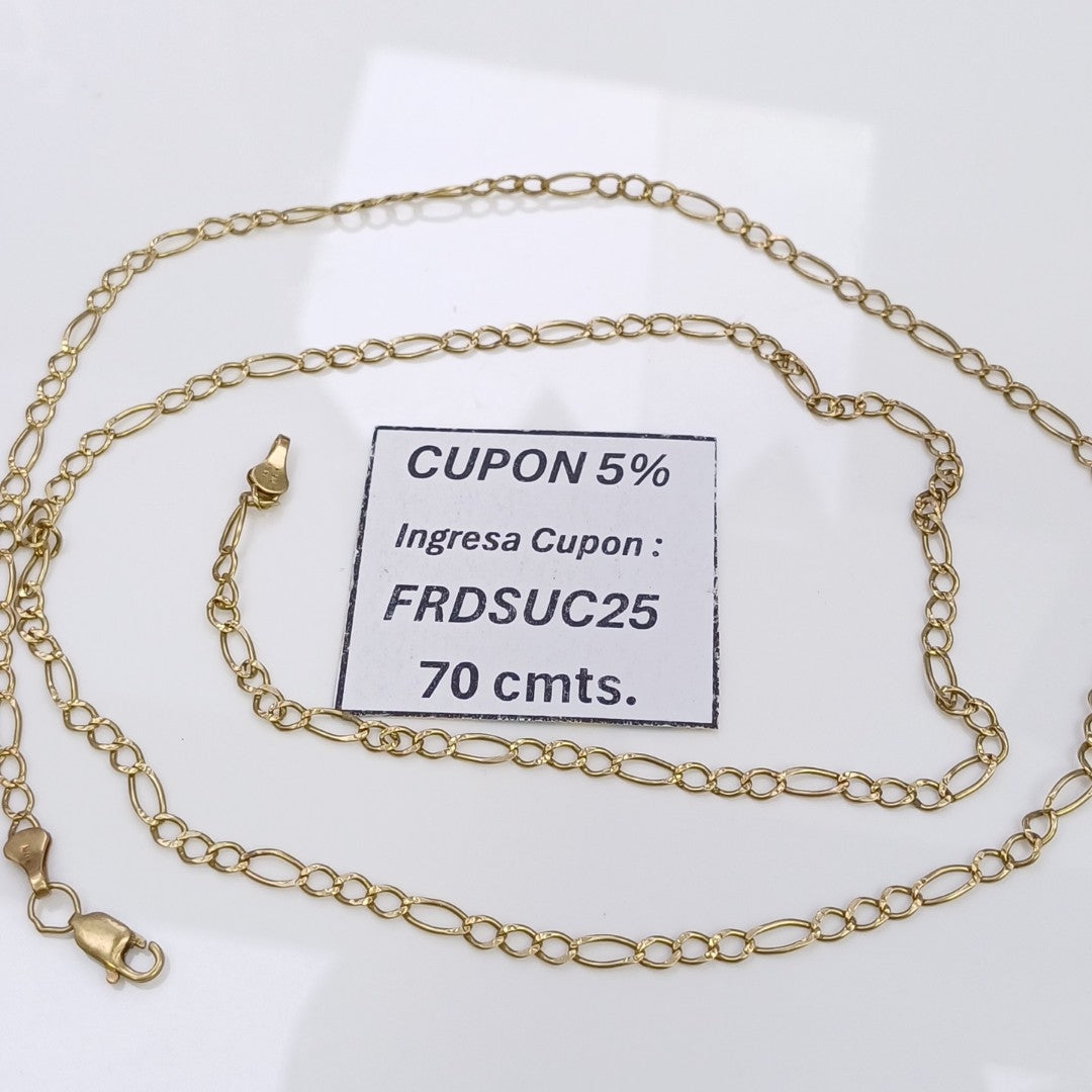 CADENA ORO 14 K 7.8 GRMS (SEMINUEVO)