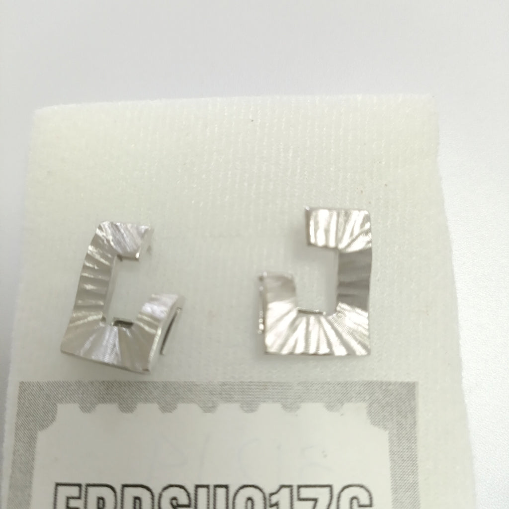 ARETES PAR ORO BLANCO 14 K 4,10 GRMS (SEMINUEVO)