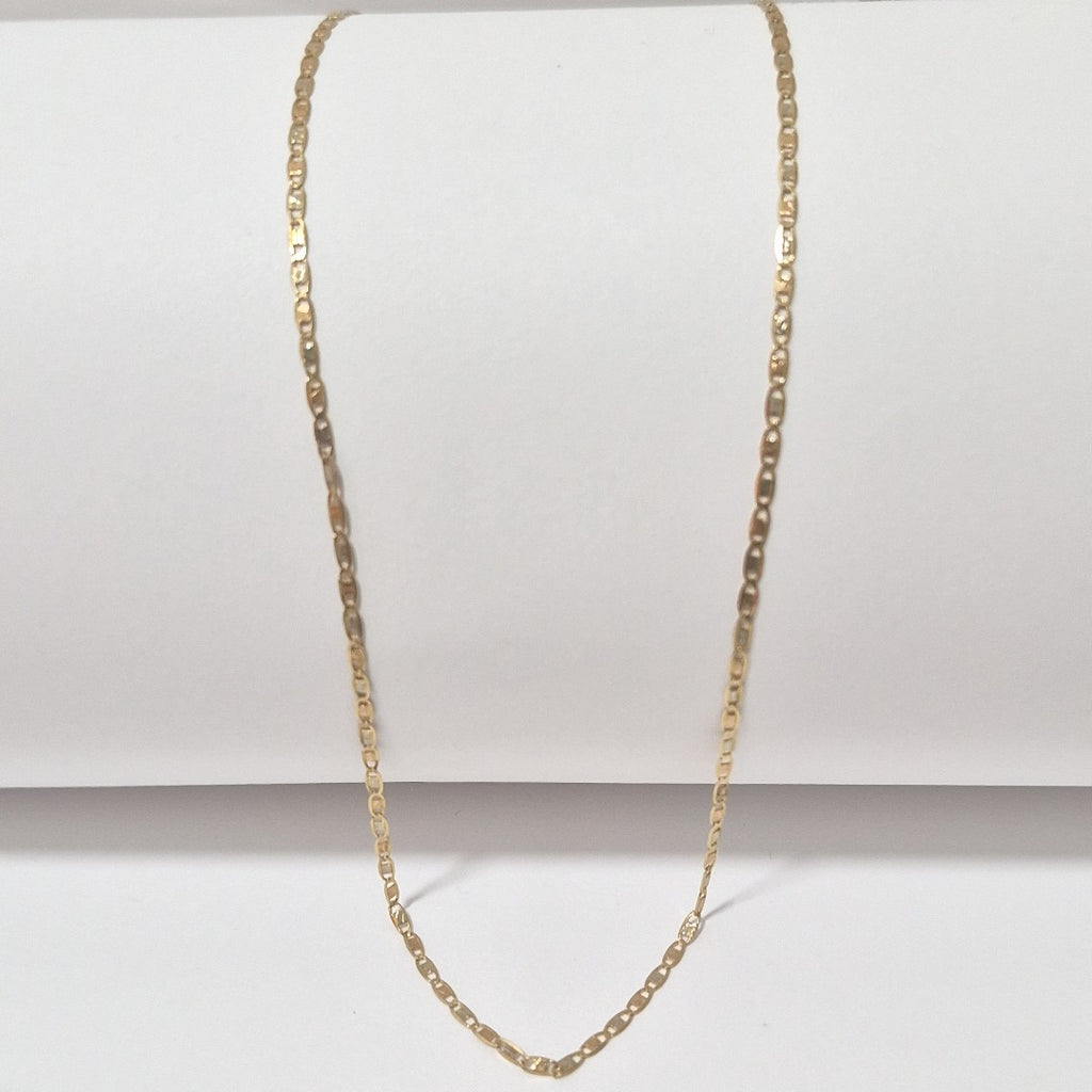 CADENA ORO, ORO COMBINADO 10 K 2.2 GRMS (SEMINUEVO)
