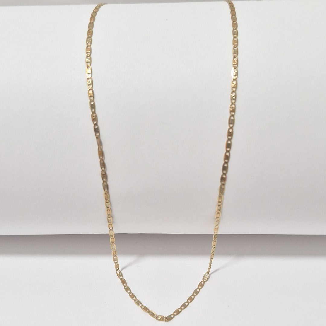CADENA ORO, ORO COMBINADO 10 K 2.2 GRMS (SEMINUEVO)