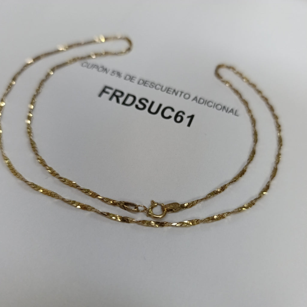 CADENA ORO 10 K 3,80 GRMS (SEMINUEVO)