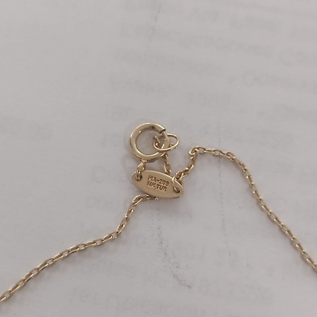 GARGANTILLA ORO,ORO COMBINADO 14 K 1,80 GRMS (SEMINUEVO)