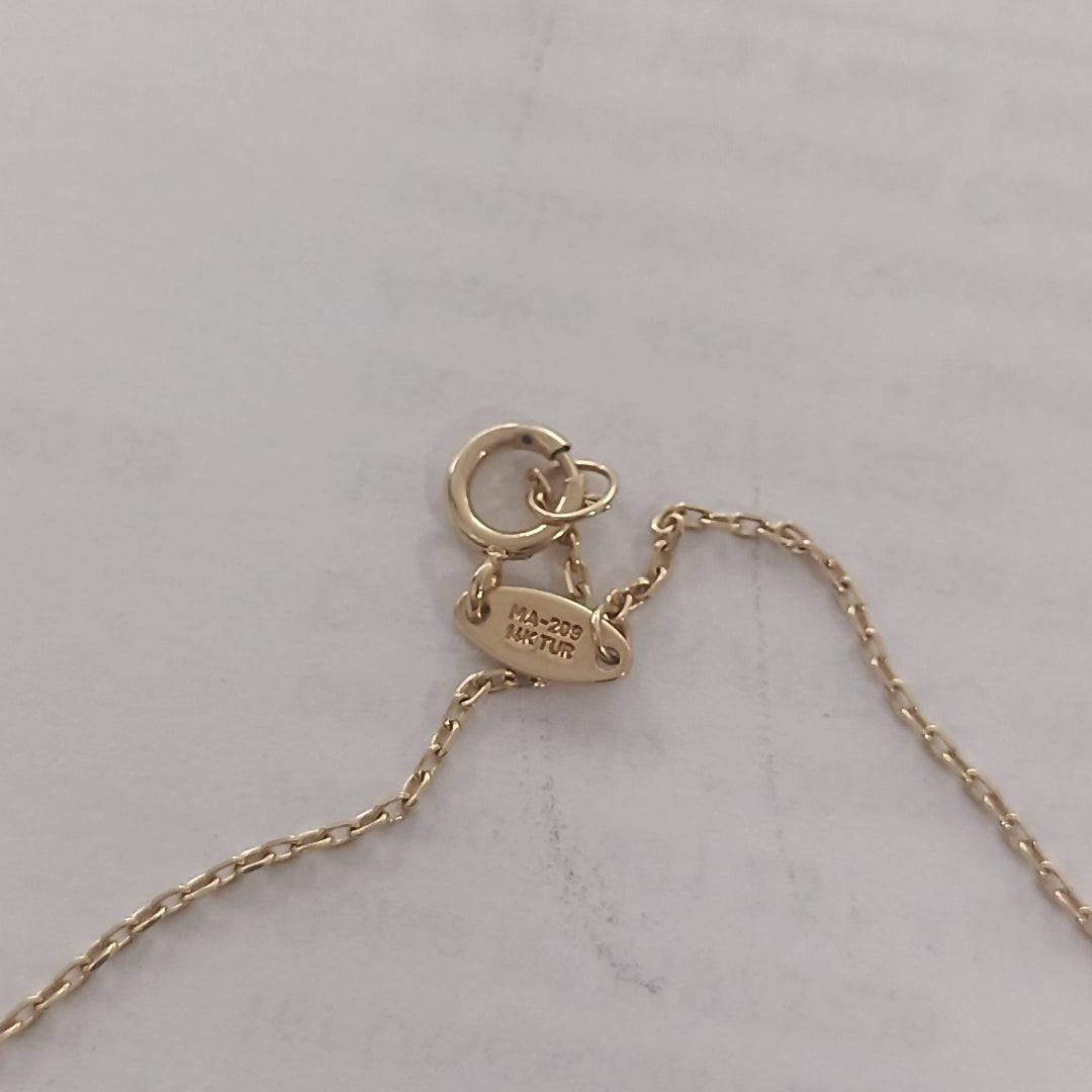GARGANTILLA ORO,ORO COMBINADO 14 K 1,80 GRMS (SEMINUEVO)