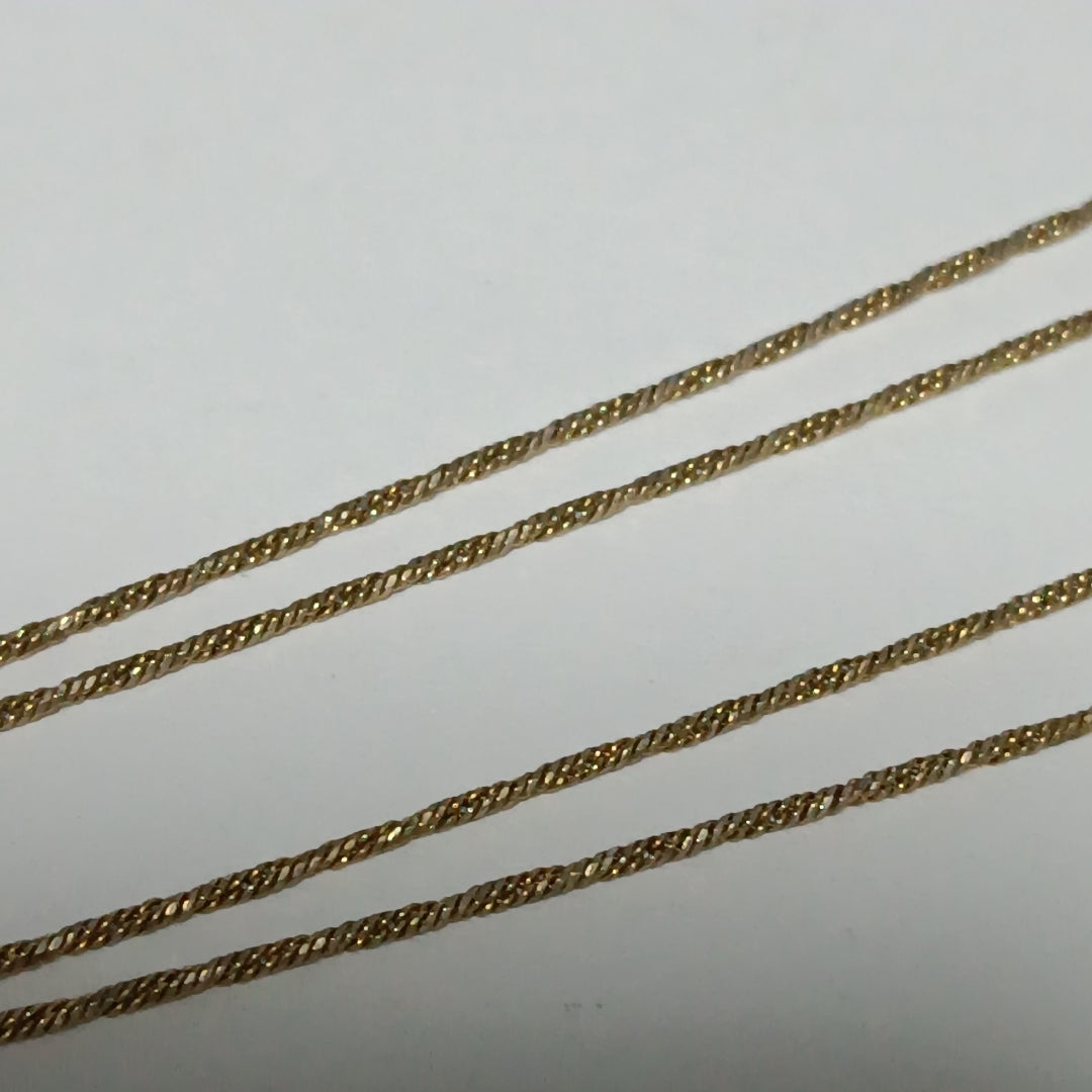 CADENA ORO 14 K 2,80 GRMS (SEMINUEVO)