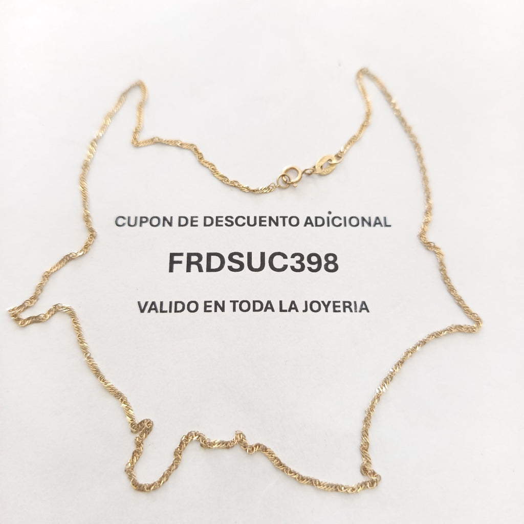 CADENA ORO 10 K 1.4 GRMS (SEMINUEVO)