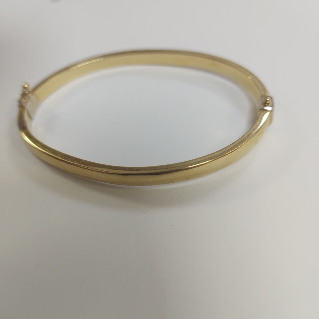 PULSERA RIGIDA ORO 14 K 9,30 GRMS (SEMINUEVO)