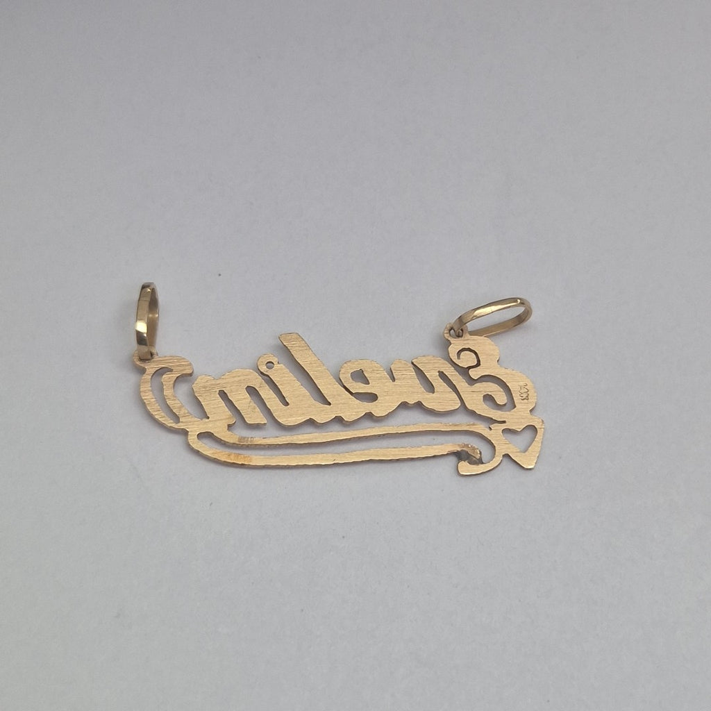 DIJE ORO,RODIADO 14 K 1,60 GRMS (SEMINUEVO)