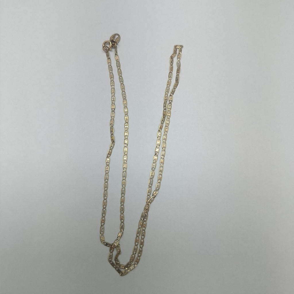 CADENA ORO COMBINADO 10 K 1,40 GRMS (SEMINUEVO)