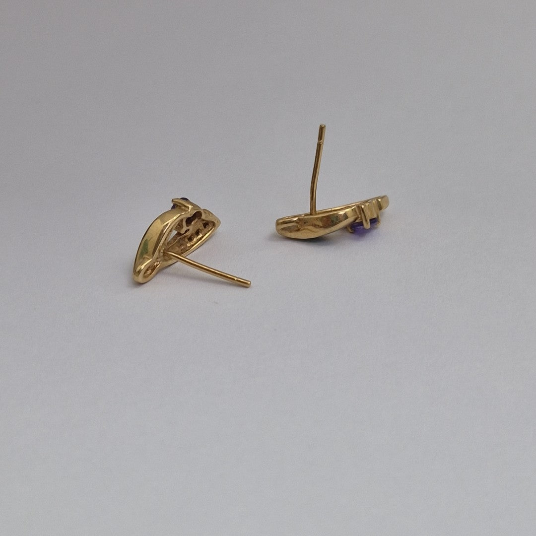 BROQUELES PAR ORO 14 K 2.5 GRMS (SEMINUEVO)