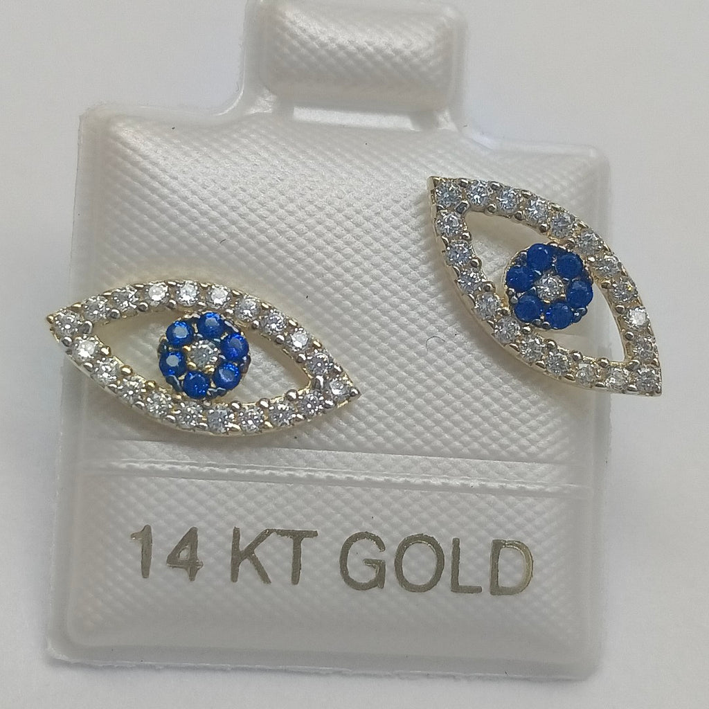 BROQUELES ORO 14K 1.5 (NUEVO)