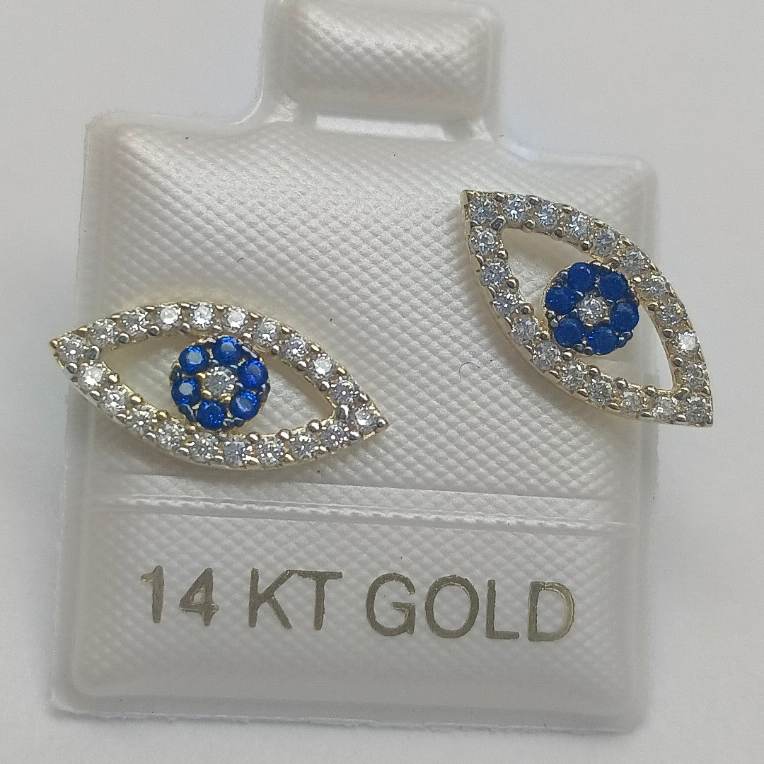 BROQUELES ORO 14K 1.5 (NUEVO)