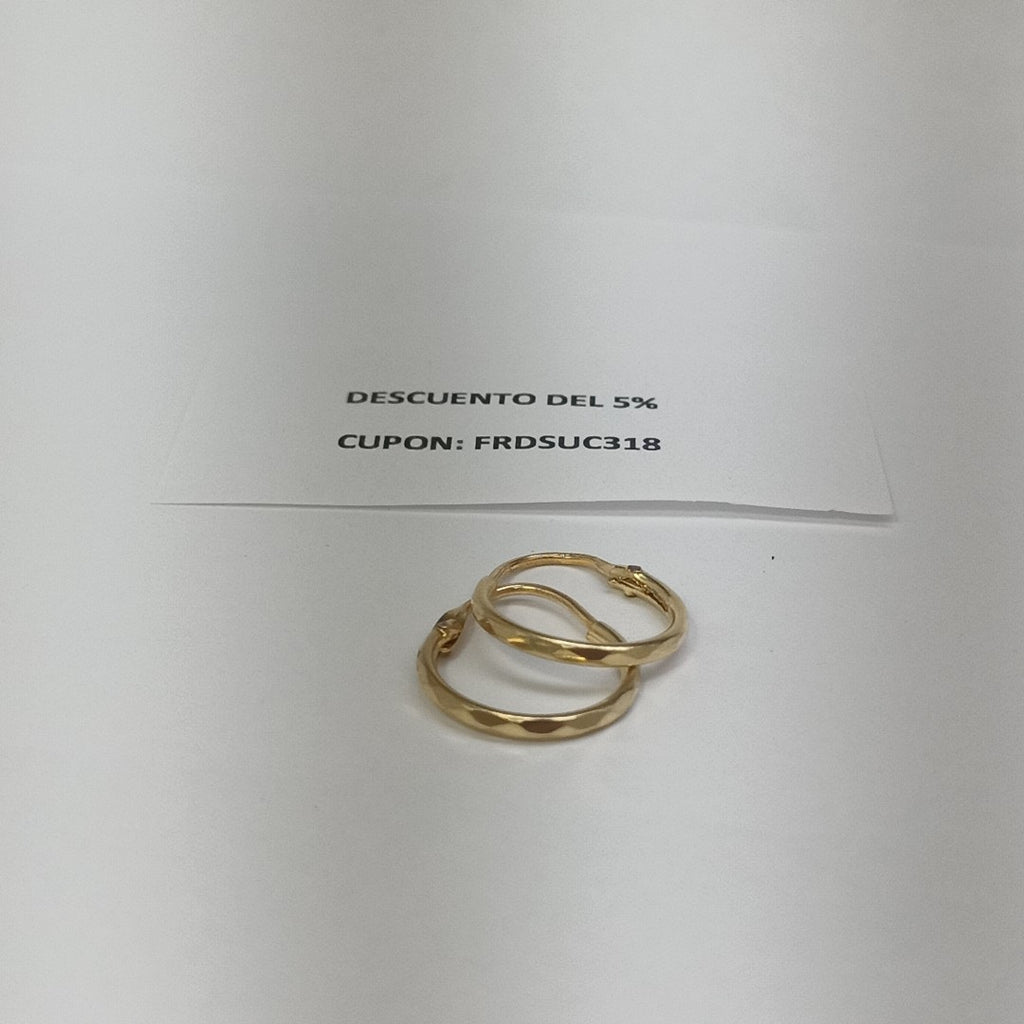 ARRACADAS PAR ORO 10 K 0.6 GRMS (SEMINUEVO)