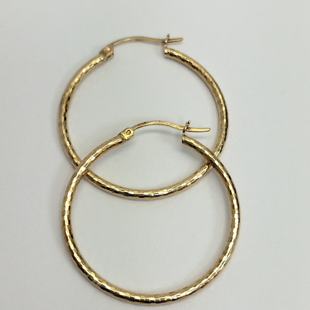ARRACADAS PAR ORO 14 K 3.9 GRMS (SEMINUEVO)