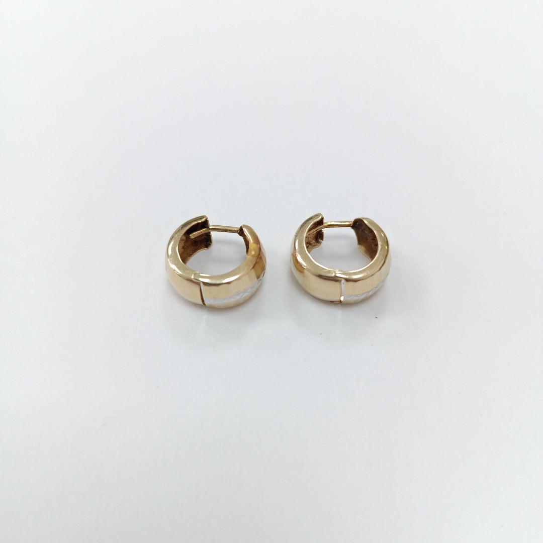 ARETES PAR ORO 14 K 2.2 GRMS (SEMINUEVO)
