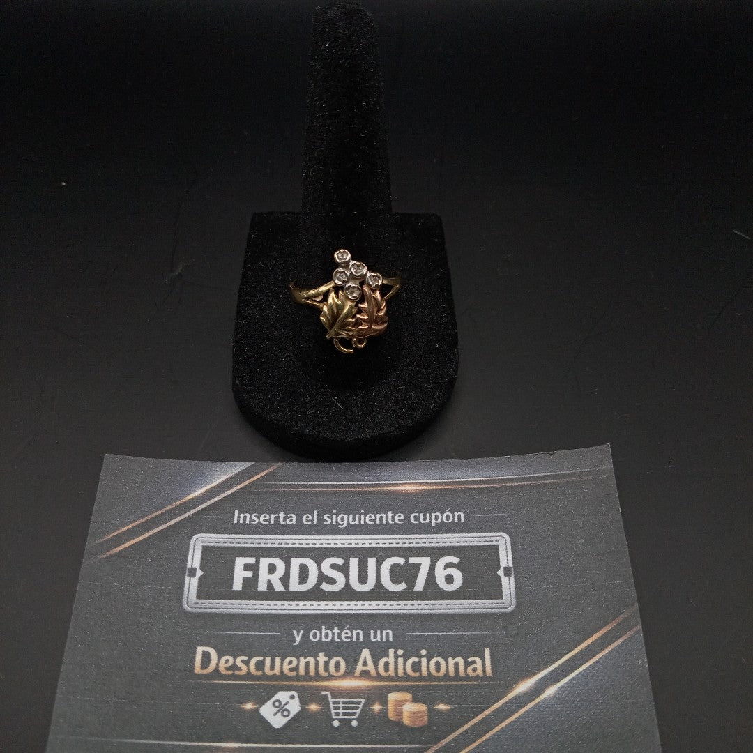 ANILLITO ORO, ORO COMBINADO 14 K 3.3 GRMS (SEMINUEVO)