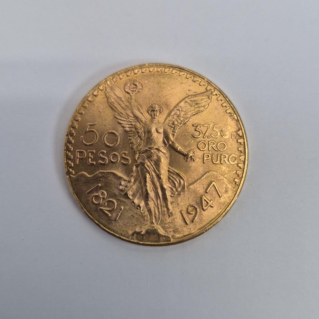 K1 41,60 GRMS 21 K IDENTIFICACIÓN MONEDA NOMINATIVA MONEDAS PESOS 50 PESOS (SEMINUEVO)