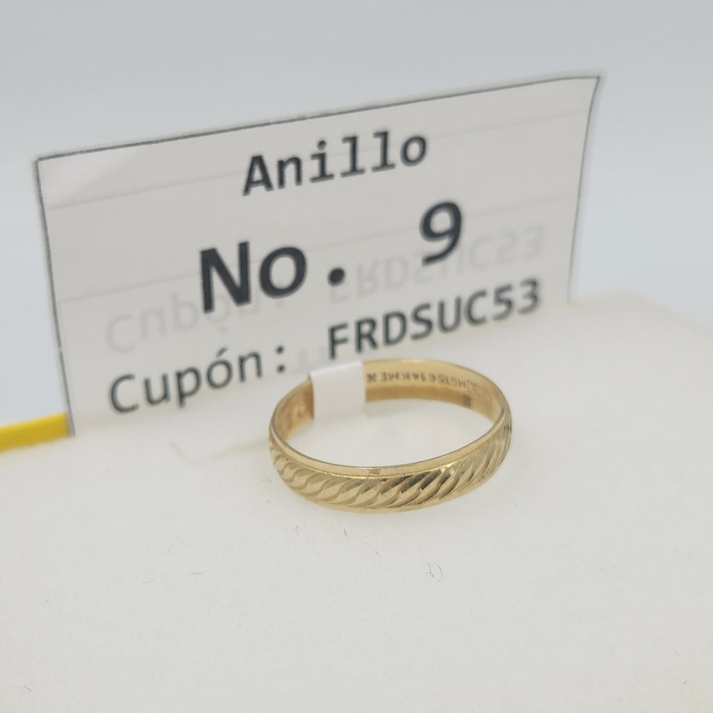 ARGOLLA ORO 14 K 1.4 GRMS (SEMINUEVO)