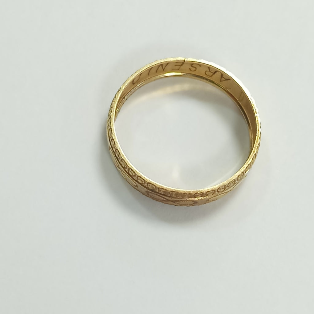 ARGOLLA ORO 10 K 1.4 GRMS (SEMINUEVO)