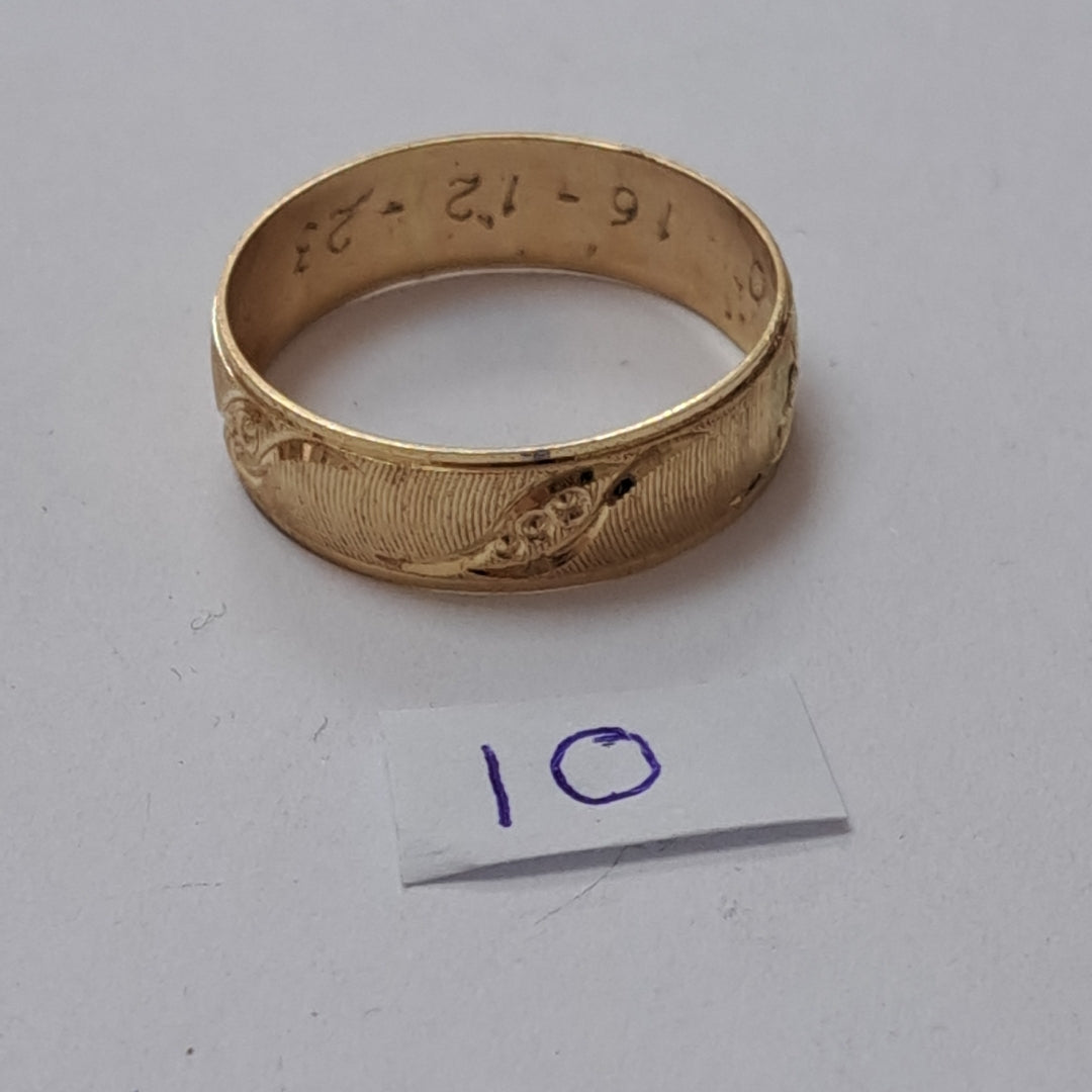 ARGOLLA ORO 10 K 3.9 GRMS (SEMINUEVO)