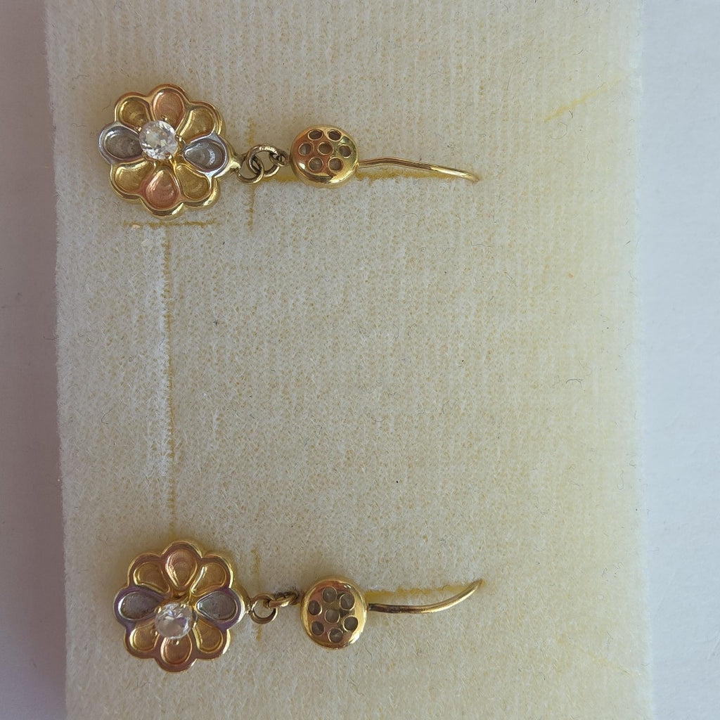 ARETES PAR ORO 10 K 2.6 GRMS (SEMINUEVO)