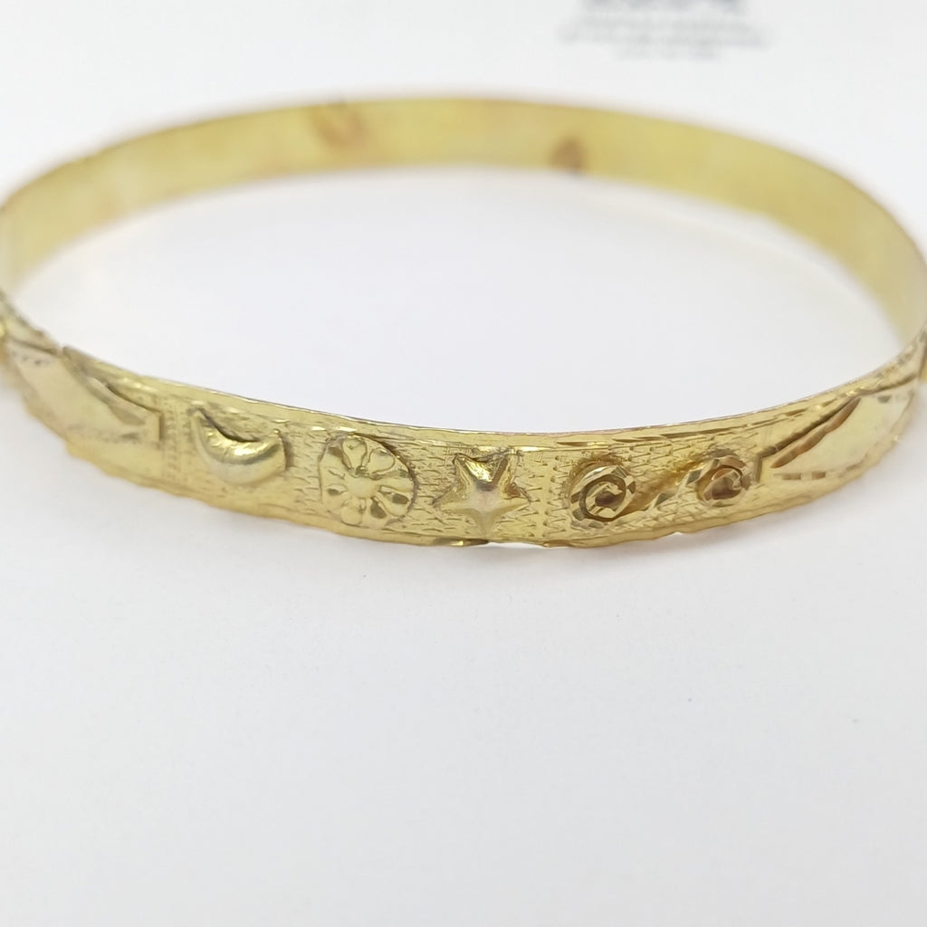 PULSERA RIGIDA ORO 10 K 8,00 GRMS (SEMINUEVO)