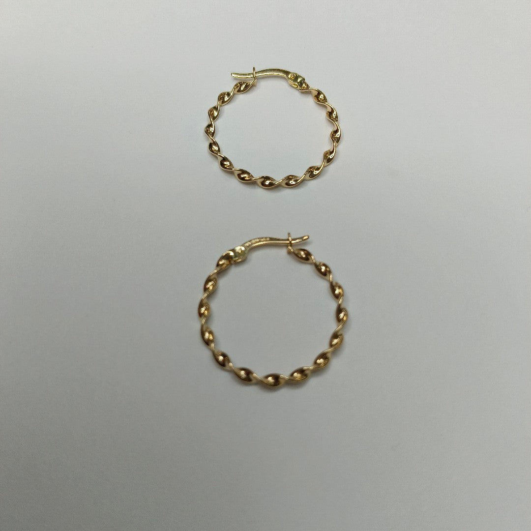ARRACADAS ORO 14K 1.5 (NUEVO)