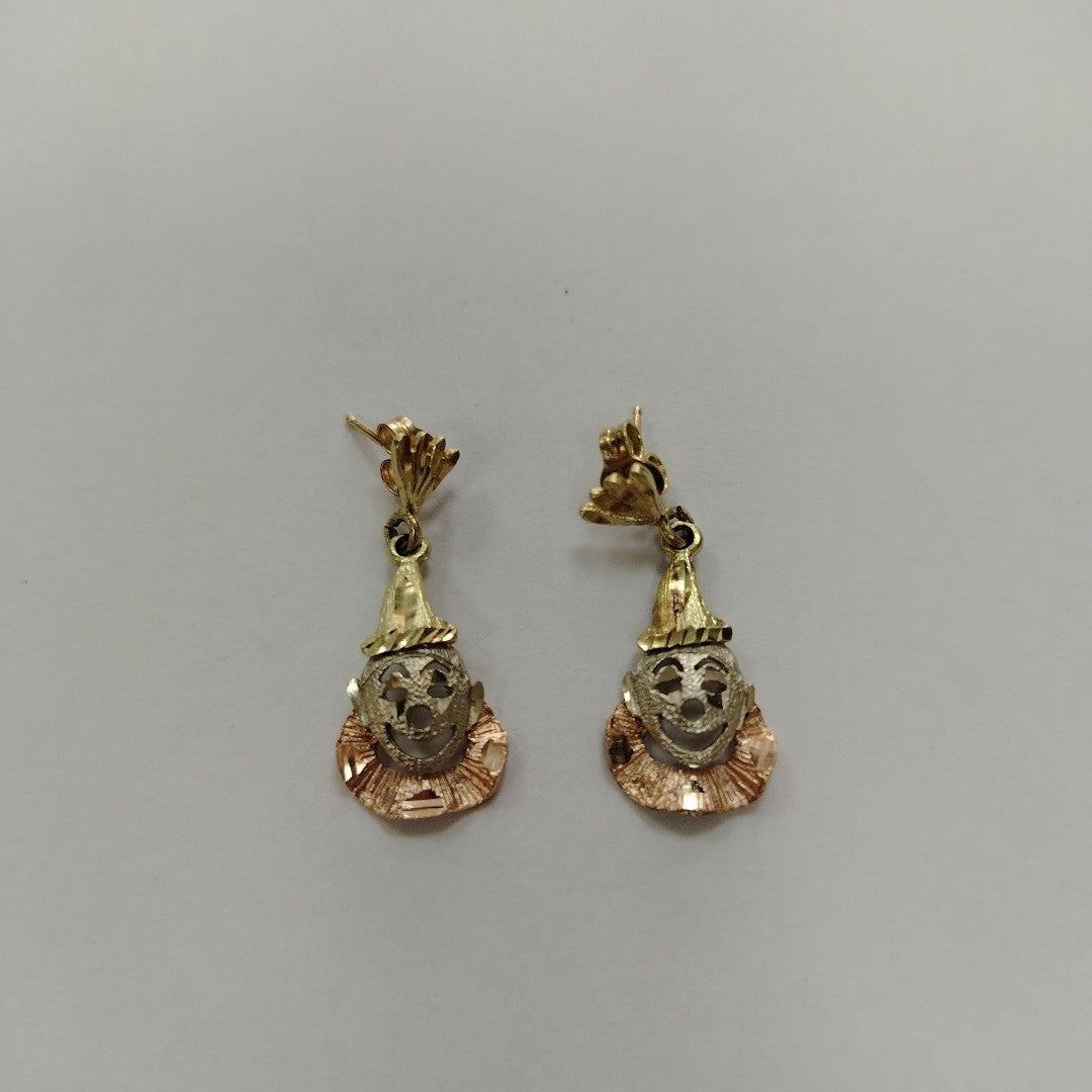 ARETES PAR ORO 14 K 2.6 GRMS (SEMINUEVO)