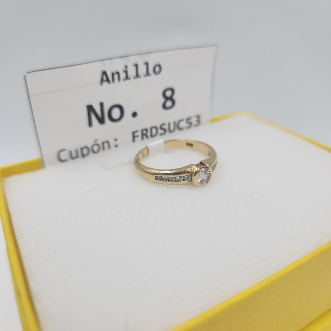 ANILLO ORO 14 K 3,00 GRMS (SEMINUEVO)