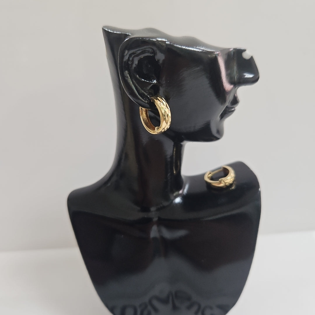 ARRACADAS PAR ORO 14 K 1,10 GRMS (SEMINUEVO)