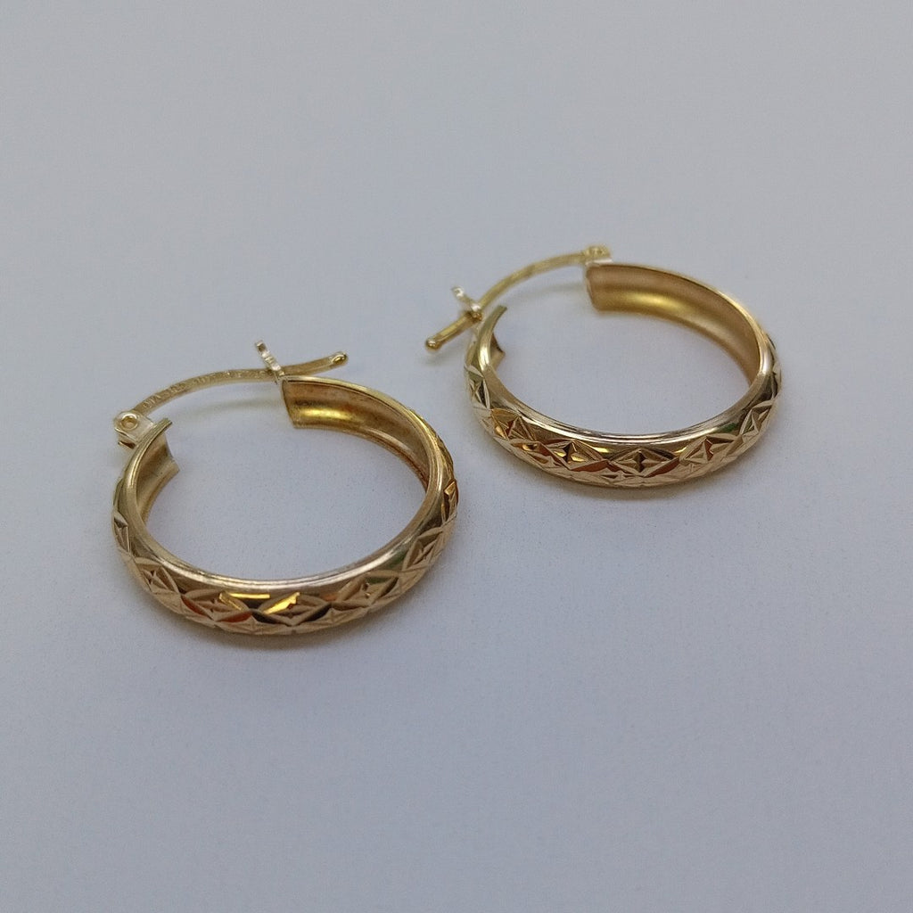 ARRACADAS PAR ORO 10 K 1.7 GRMS (SEMINUEVO)