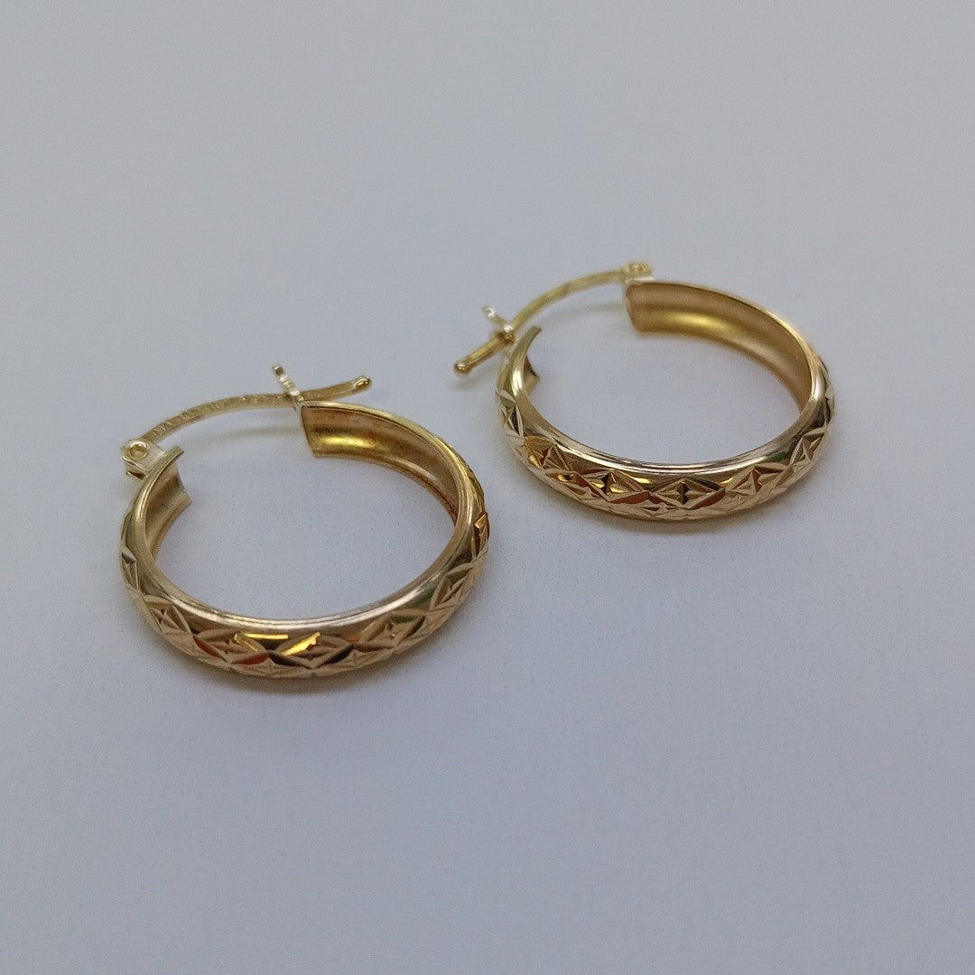 ARRACADAS PAR ORO 10 K 1.7 GRMS (SEMINUEVO)