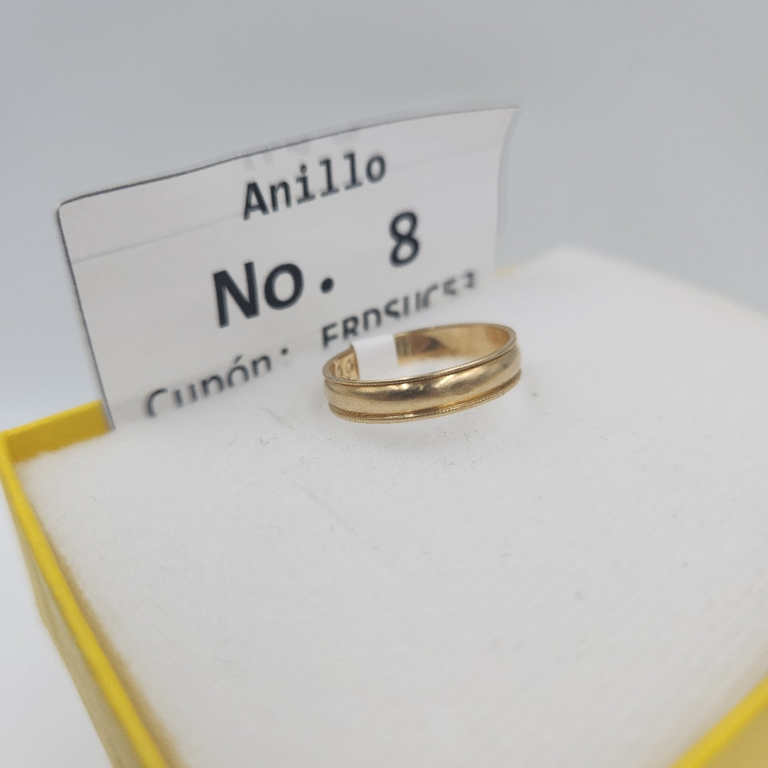ARGOLLA ORO 14 K 2.2 GRMS (SEMINUEVO)