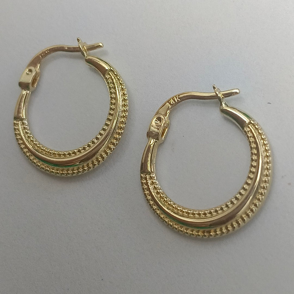 ARRACADAS ORO 14K 1.2 (NUEVO)