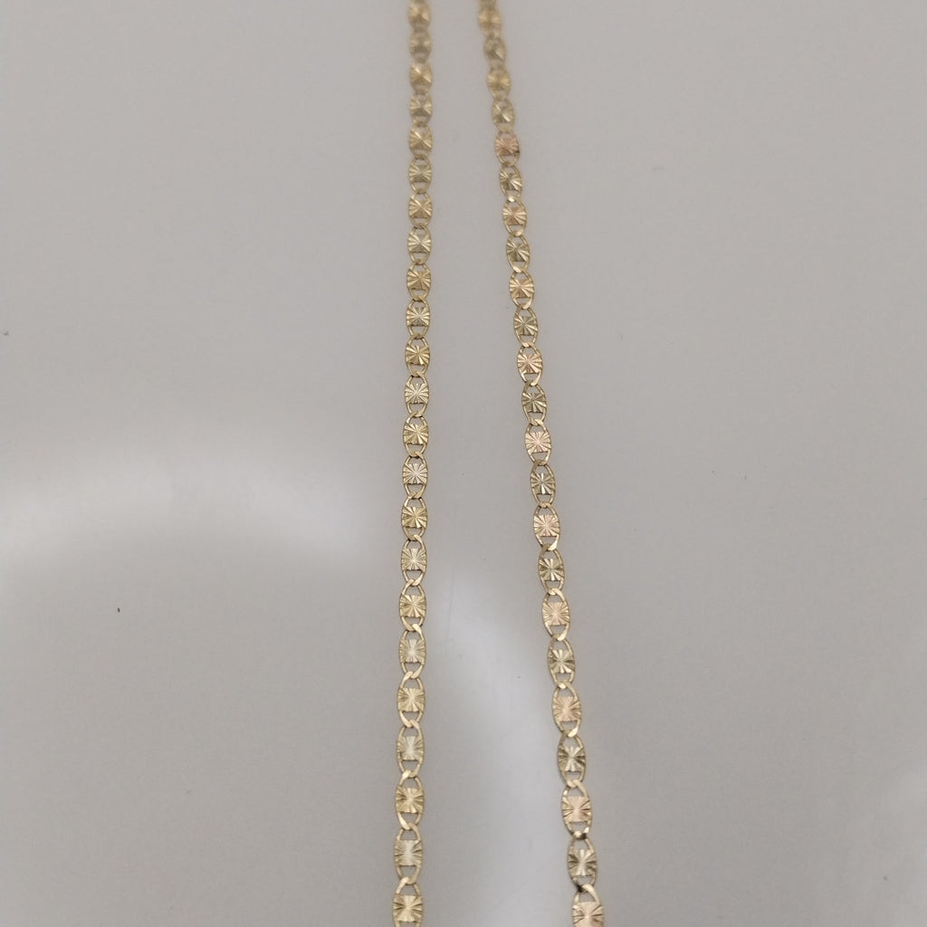 CADENA ORO COMBINADO 10 K 1.4 GRMS (SEMINUEVO)
