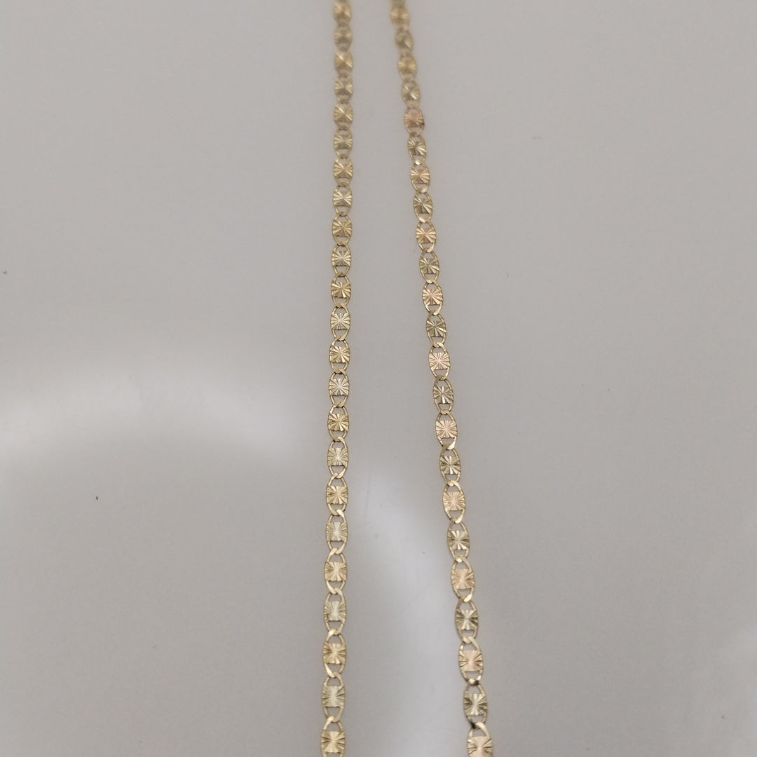 CADENA ORO COMBINADO 10 K 1.4 GRMS (SEMINUEVO)