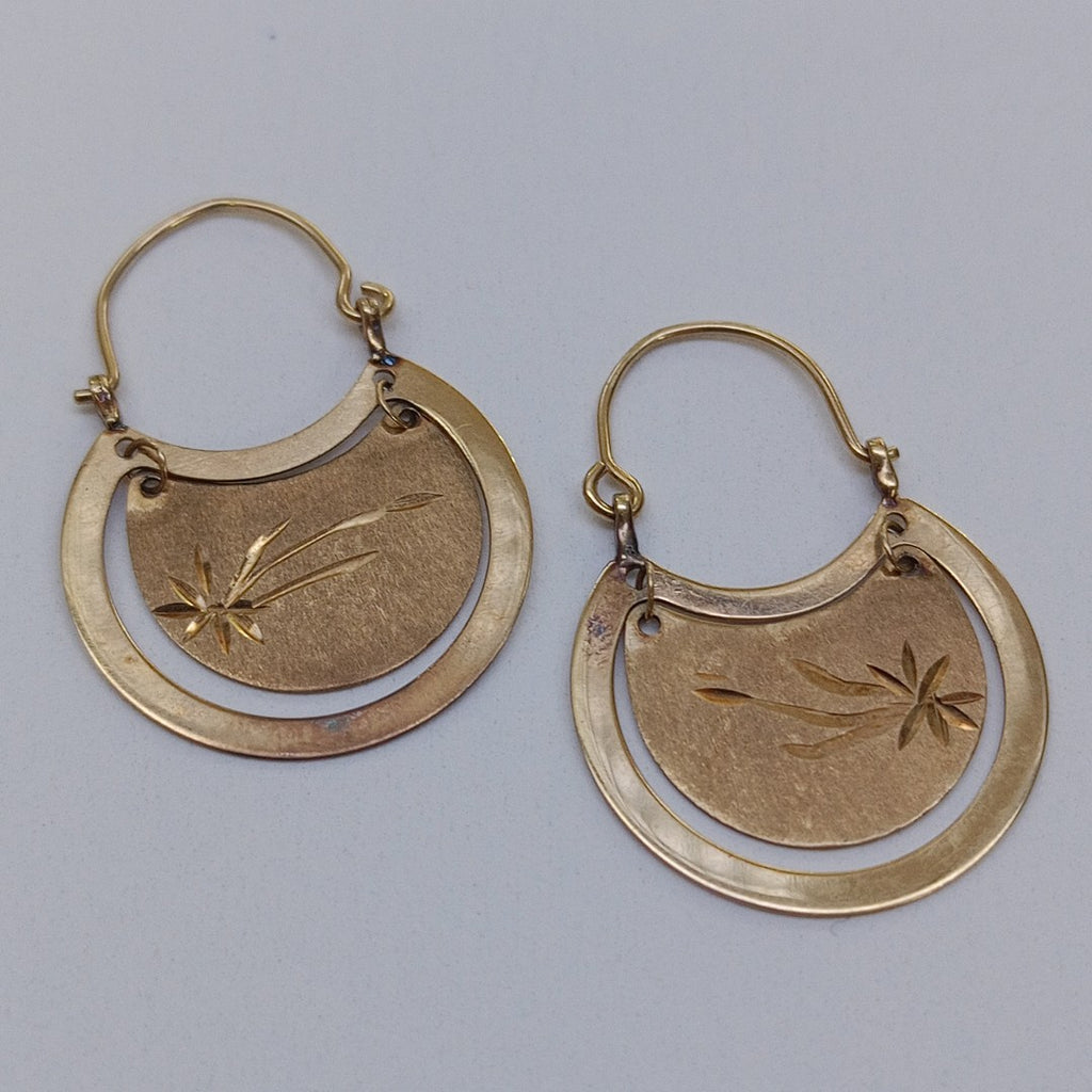 ARRACADAS PAR ORO 10 K 2,60 GRMS (SEMINUEVO)