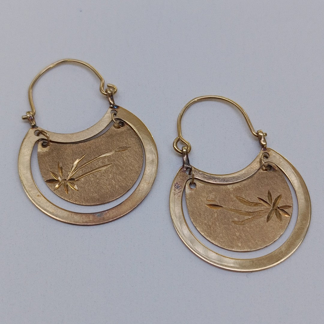 ARRACADAS PAR ORO 10 K 2,60 GRMS (SEMINUEVO)