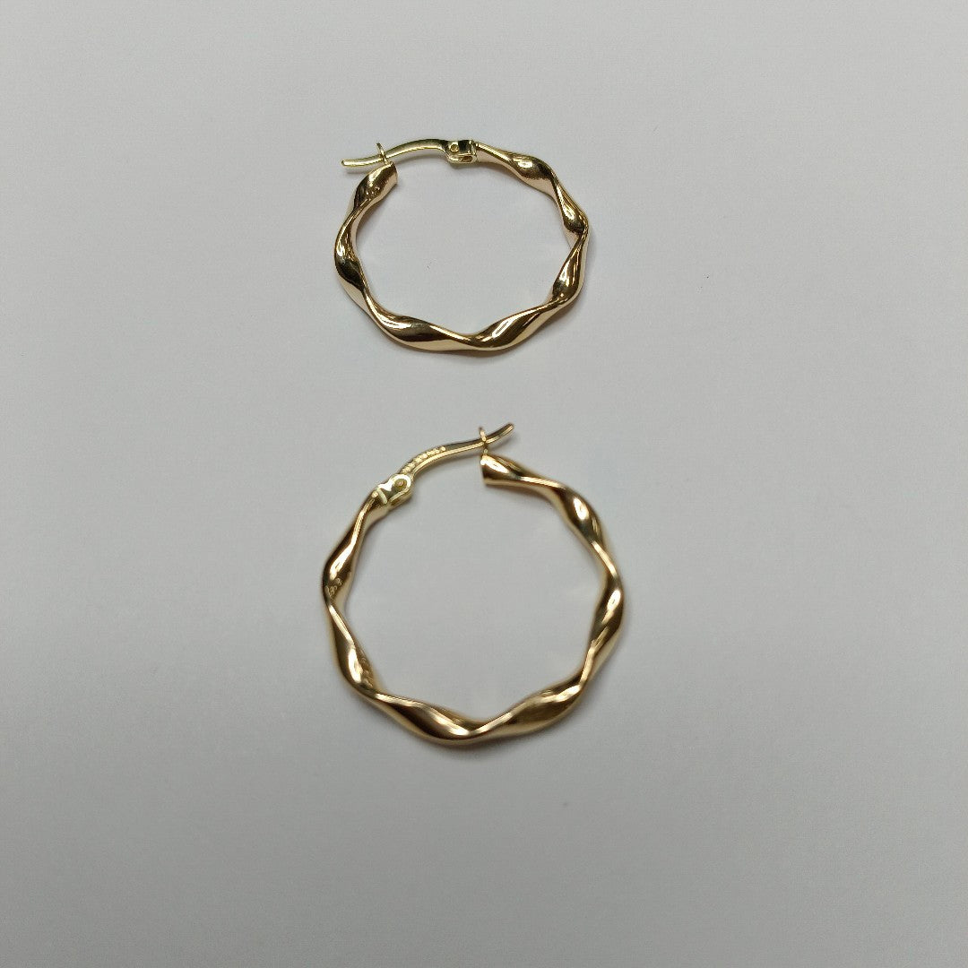 ARRACADAS ORO 14K 1.5 (NUEVO)
