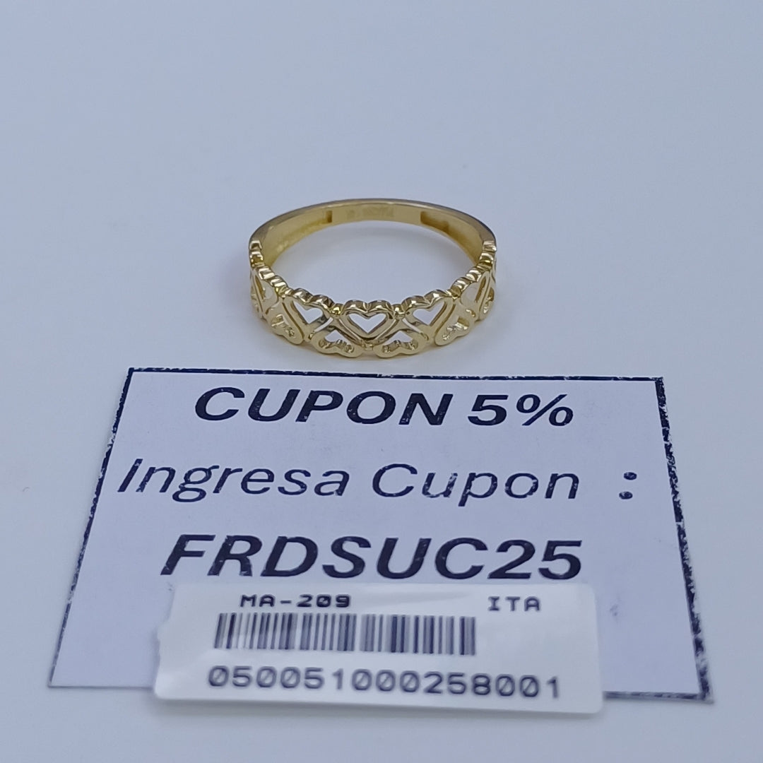 ANILLOS DAMA ORO 14K 1.6 (NUEVO)