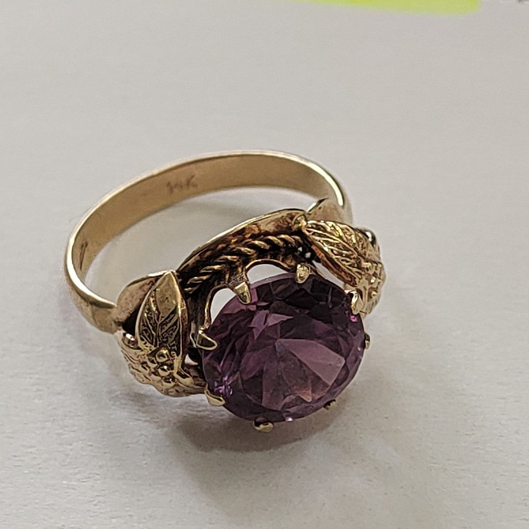 ANILLO ORO 14 K 3,40 GRMS (SEMINUEVO)