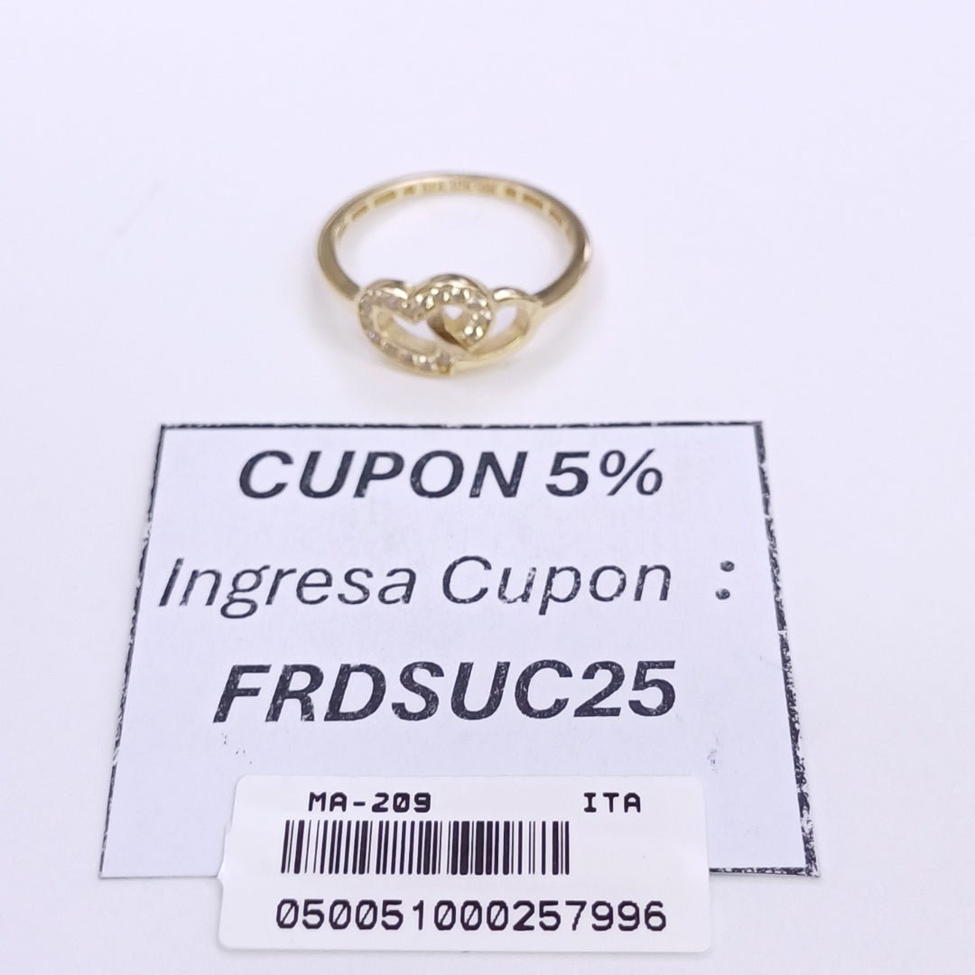 ANILLOS DAMA ORO 14K 1.5 (NUEVO)