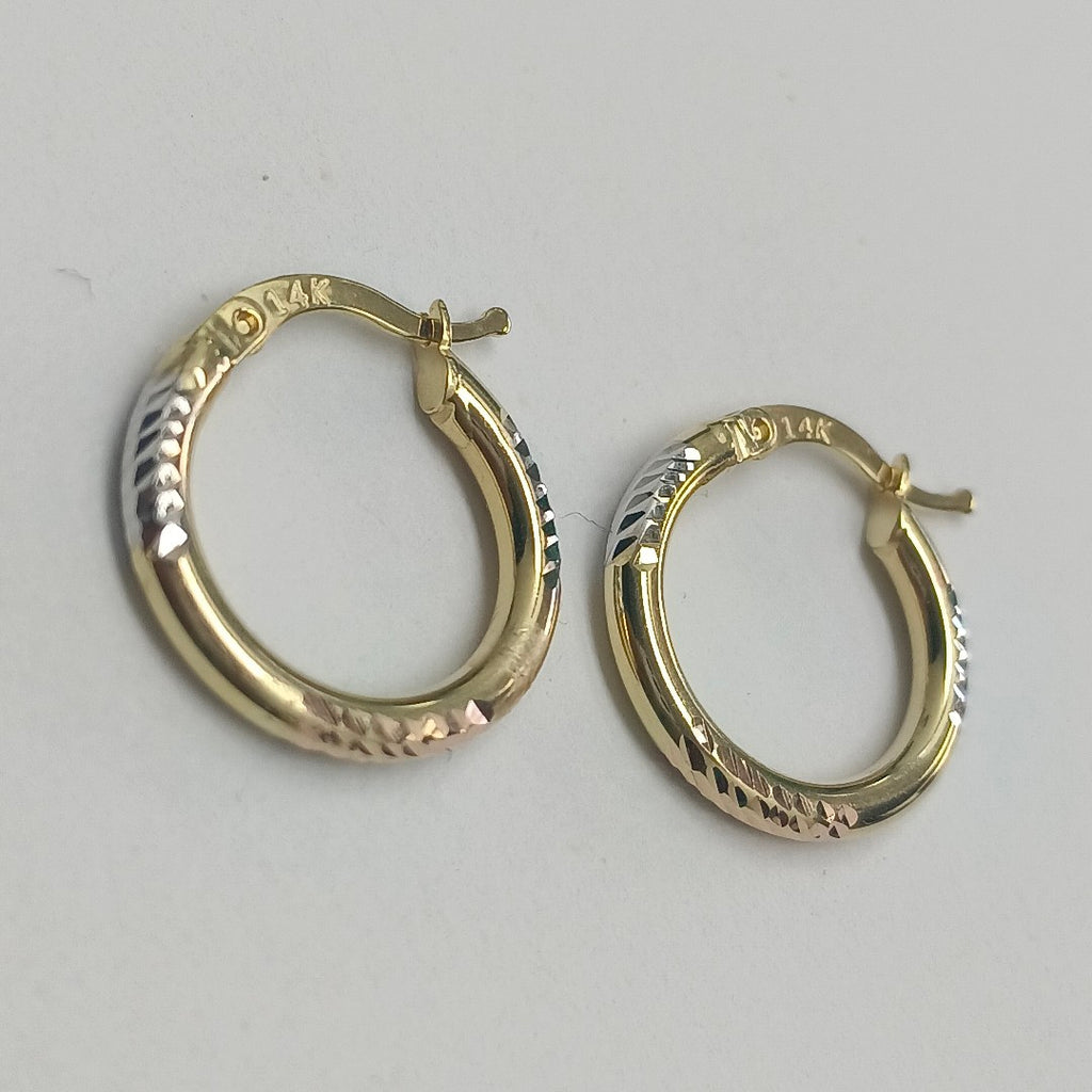 ARRACADAS ORO 14K 1.7 (NUEVO)