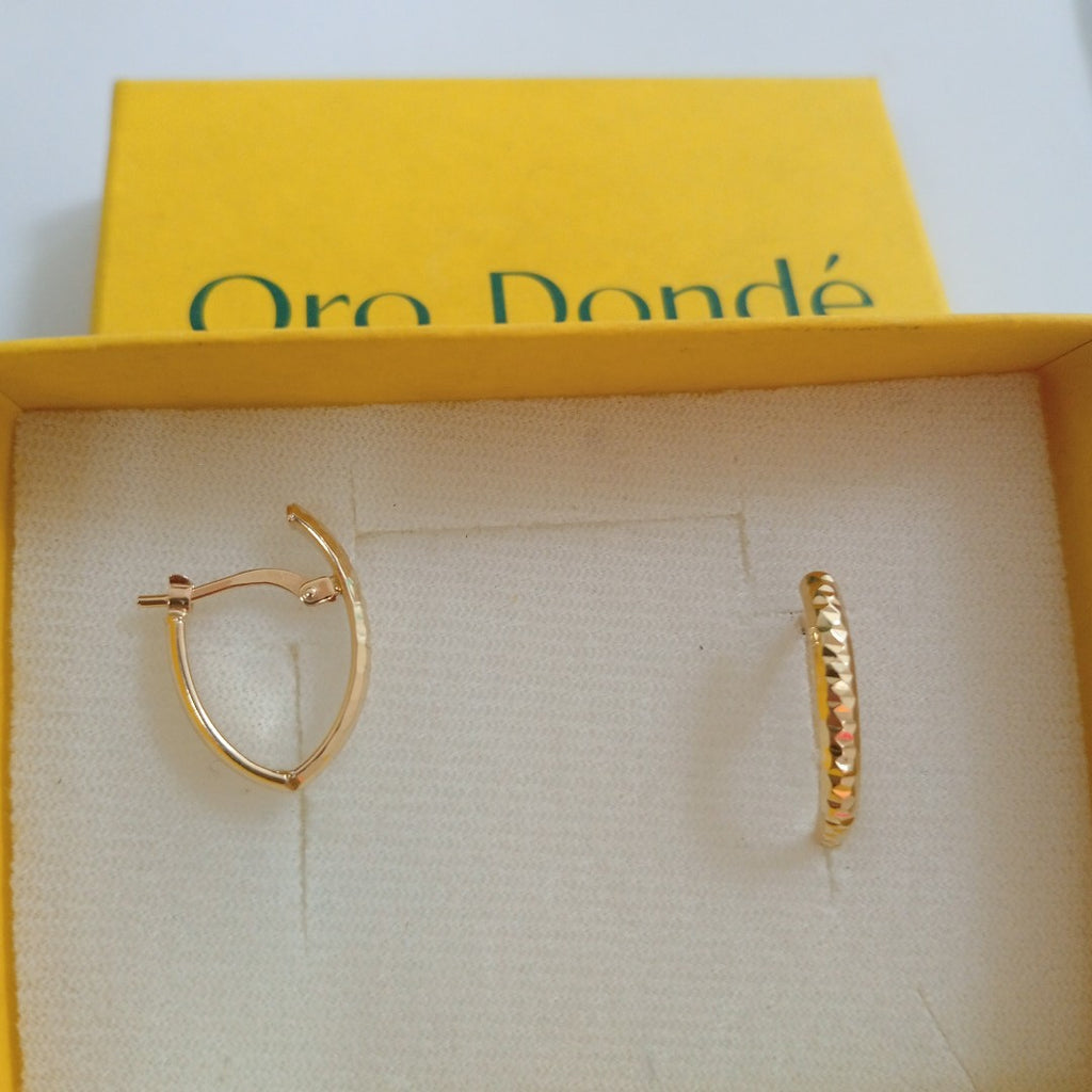 ARRACADAS ORO 14K 1.4 (NUEVO)