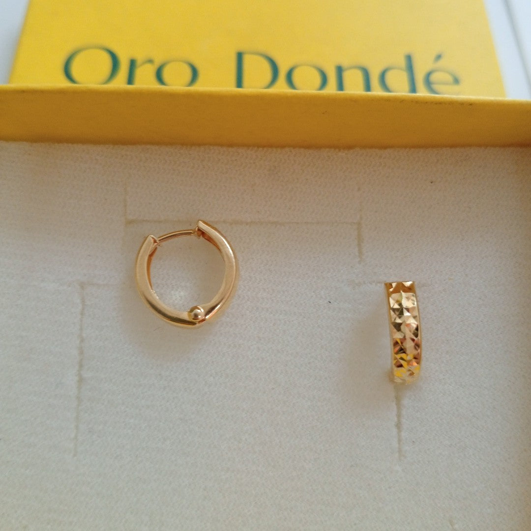 HUGGIES ORO 14K 1.2 (NUEVO)