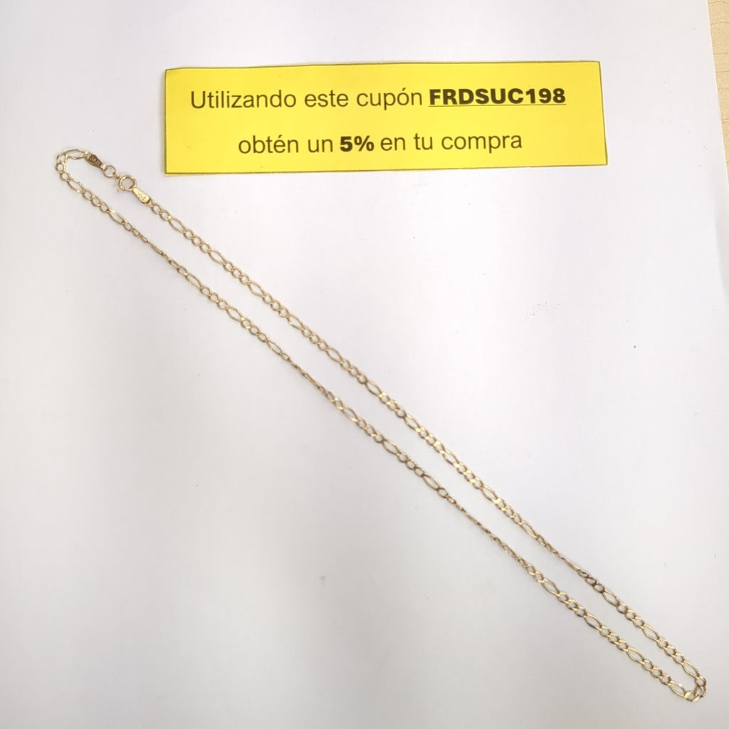 CADENA ORO 10 K 3.9 GRMS (SEMINUEVO)