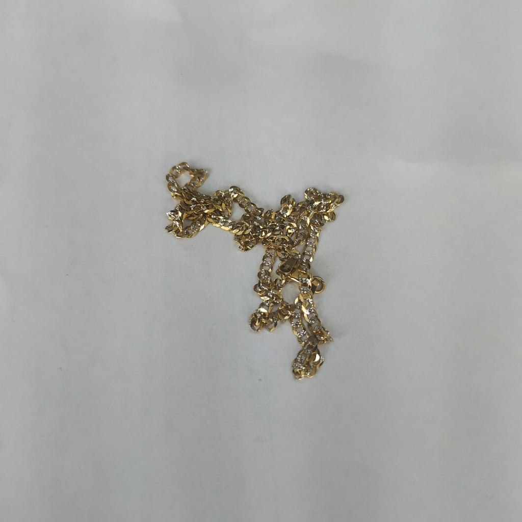 CADENA ORO, ORO COMBINADO 14 K 3.3 GRMS (SEMINUEVO)